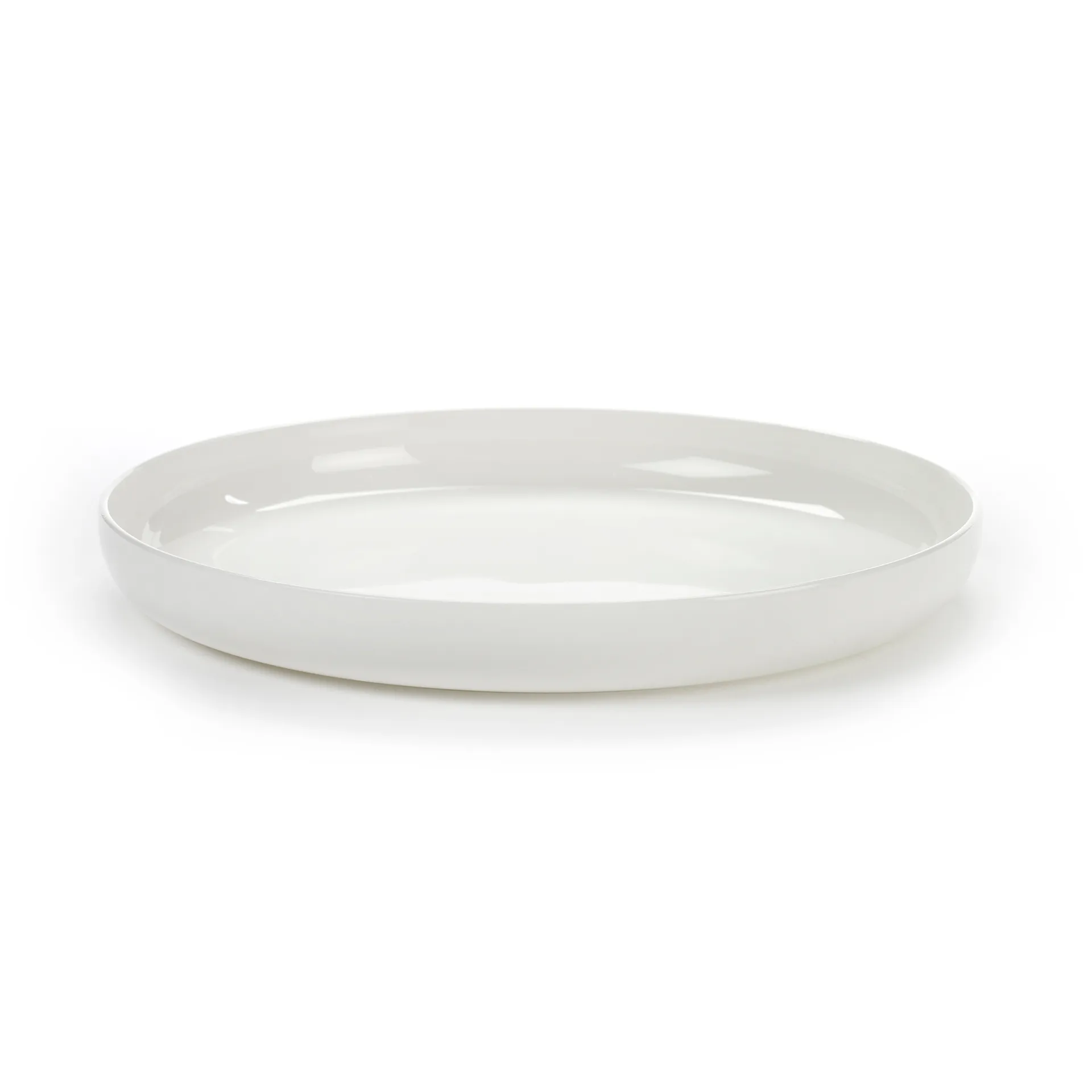 Base bord met hoge rand wit, 24 cm Serax