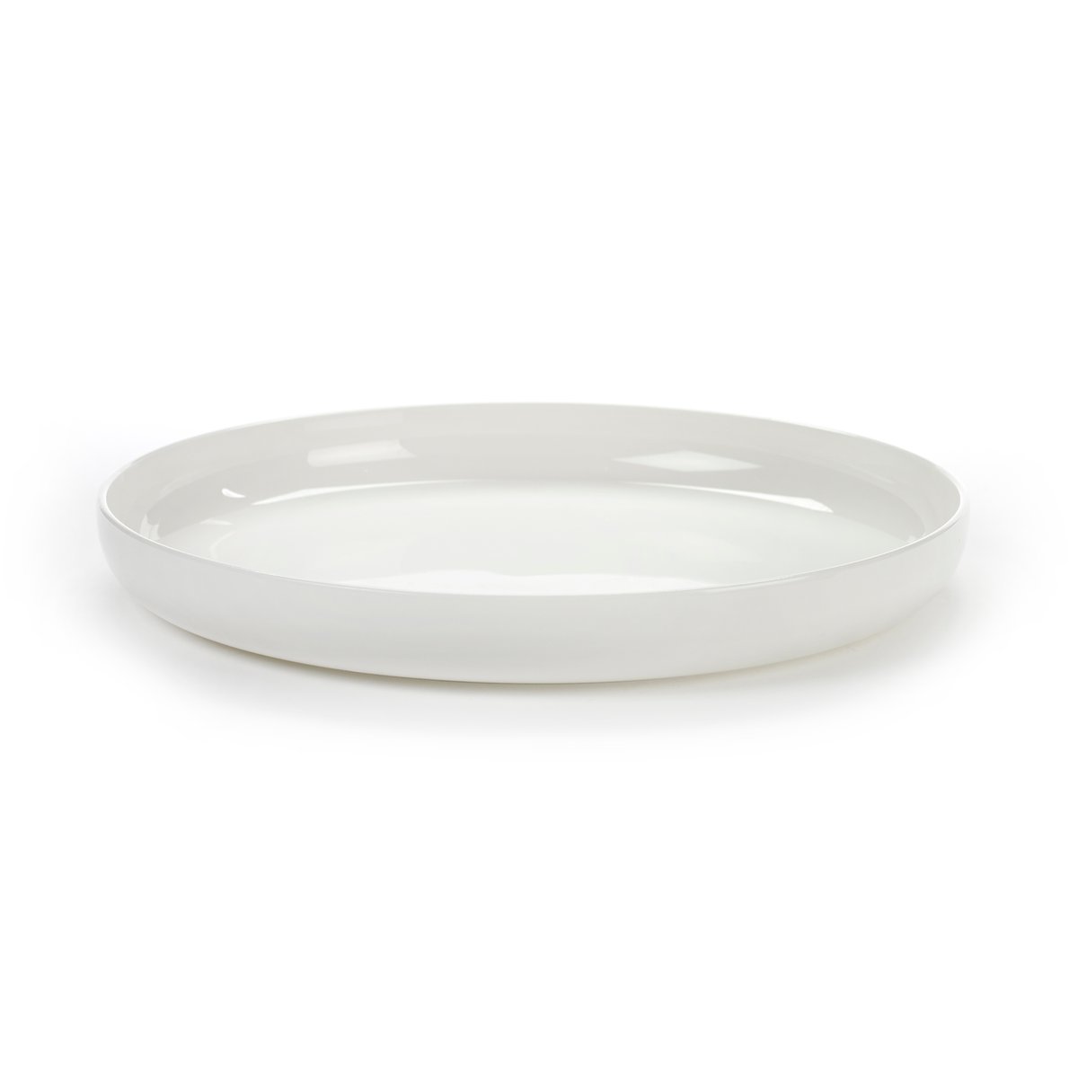 Serax Base bord met hoge rand wit 24 cm