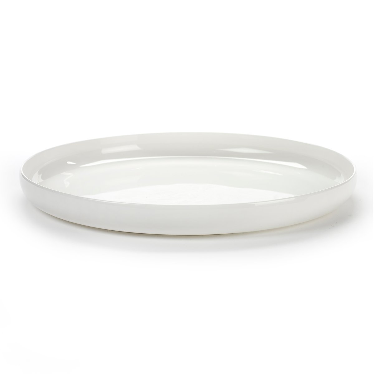 Serax Base bord met hoge rand wit 28 cm