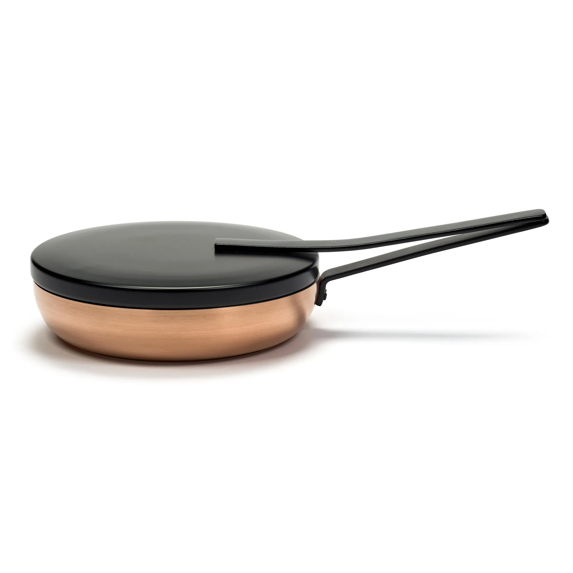 Base koekenpan met deksel 24 cm, Koper Serax