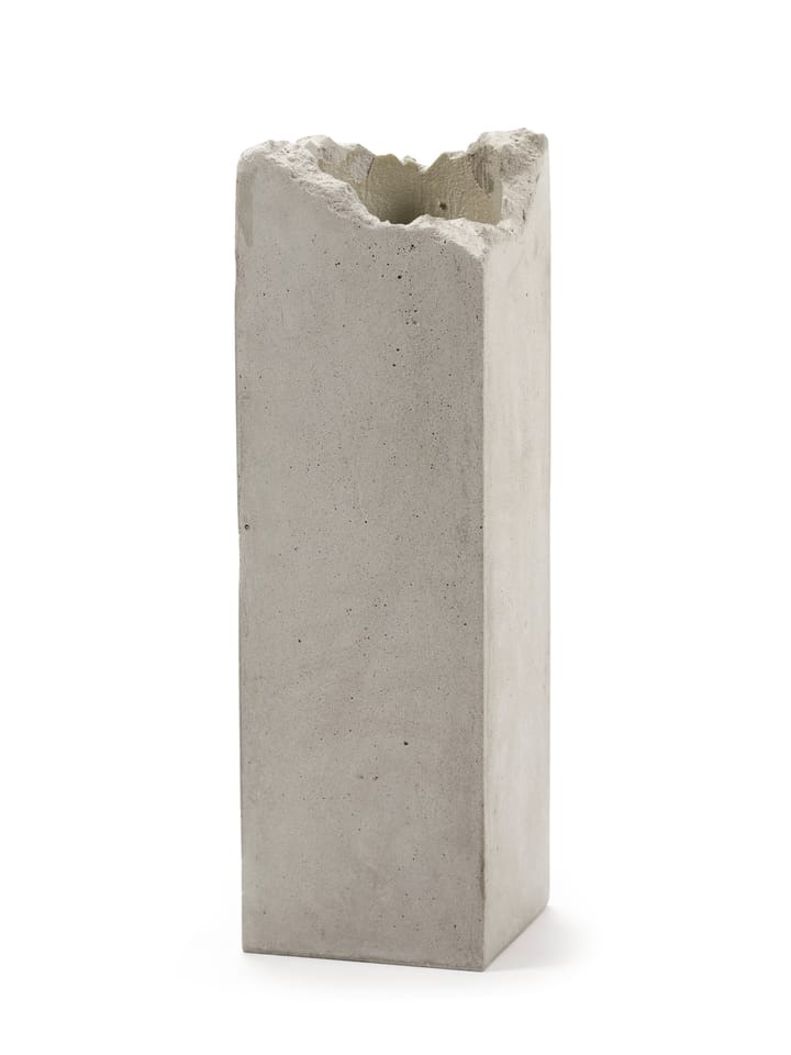 Broquaine vaas L 38 cm, Grey Serax
