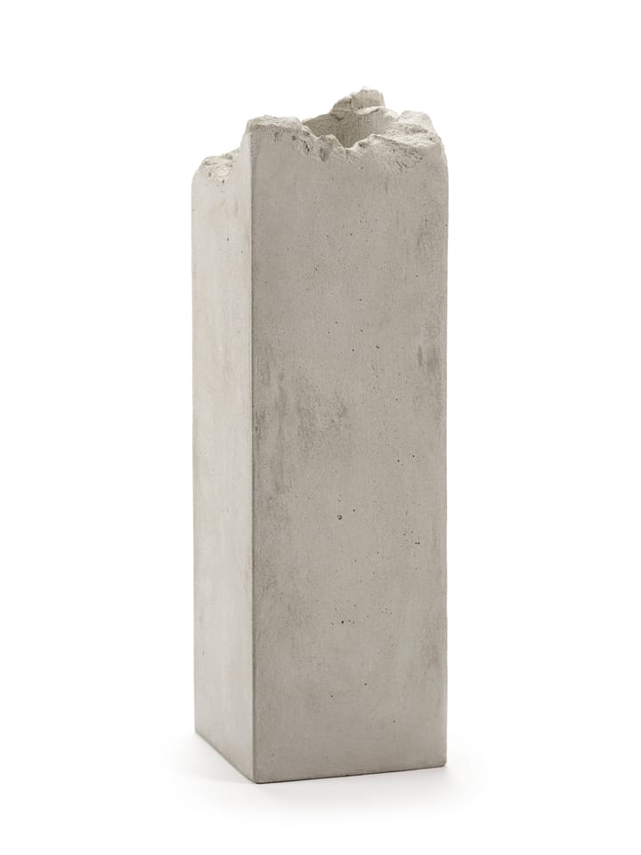 Broquaine vaas L 38 cm, Grey Serax