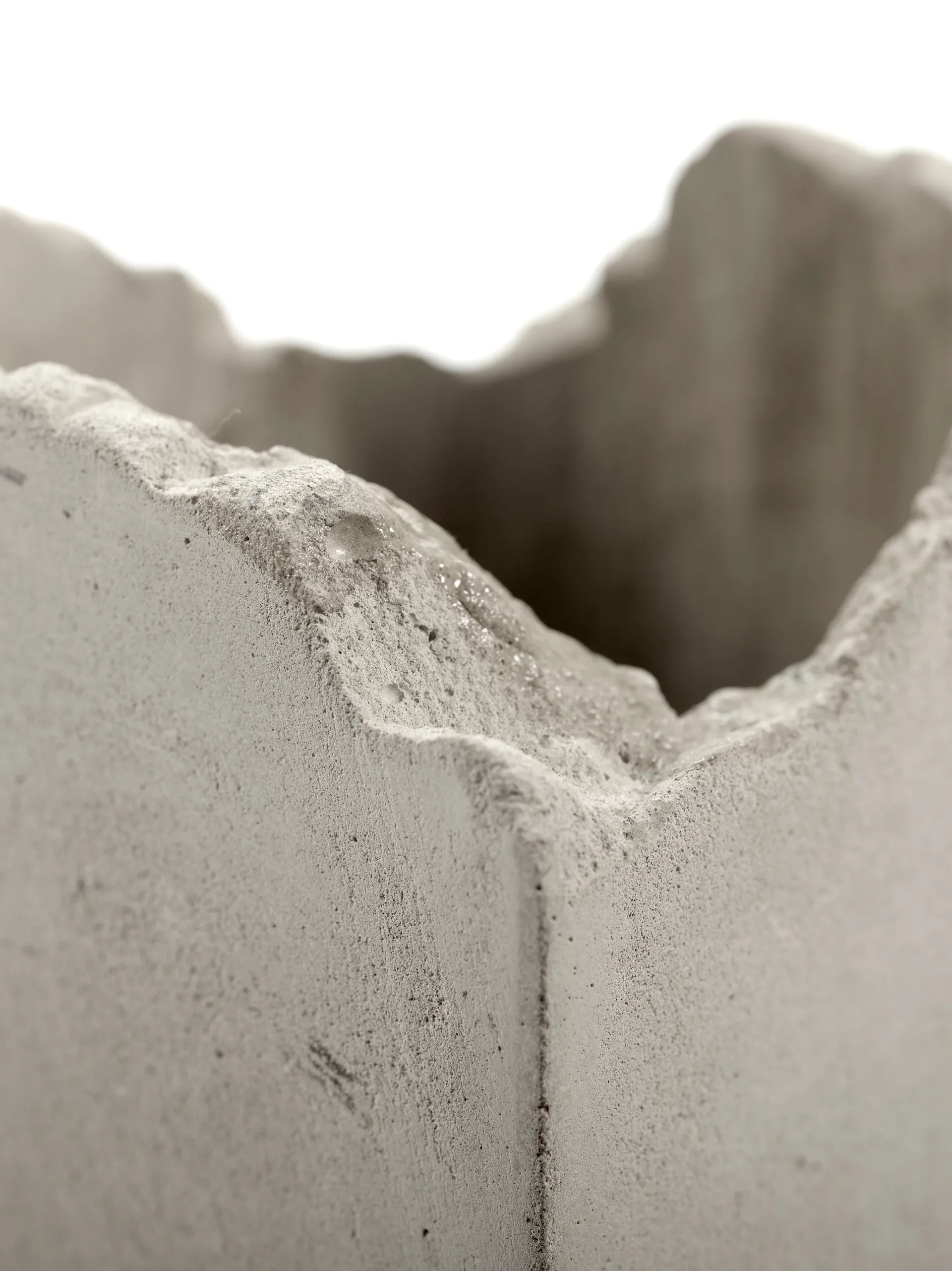 Broquaine vaas S 28 cm, Grey Serax