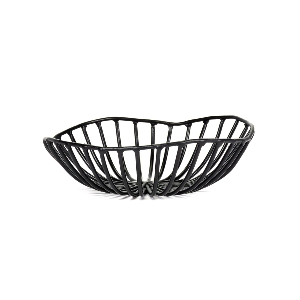 Serax Catu broodmand 15 cm Zwart | Scandinavisch Interieur | Broodmanden | Zwart