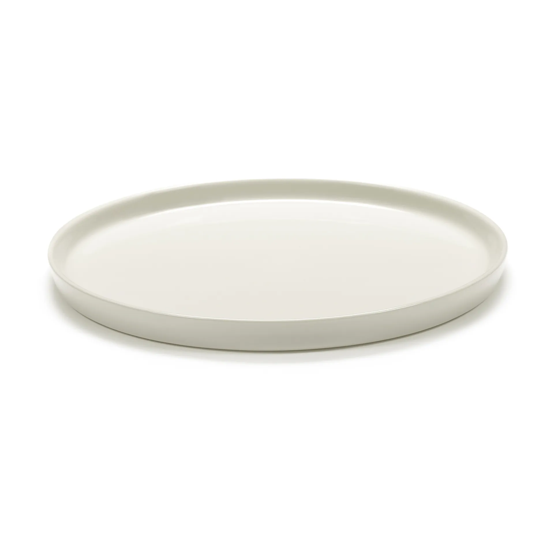 Cena bord hoog L Ø26 cm, Ivory Serax