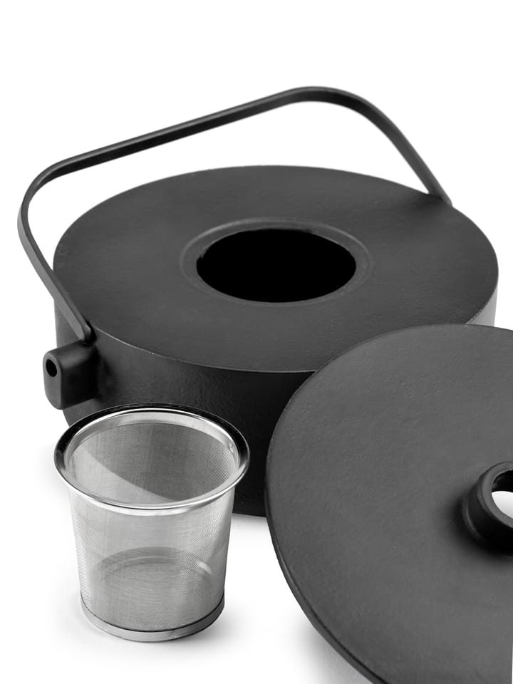 Collage theekan gietijzer 1,2 l, Black Serax