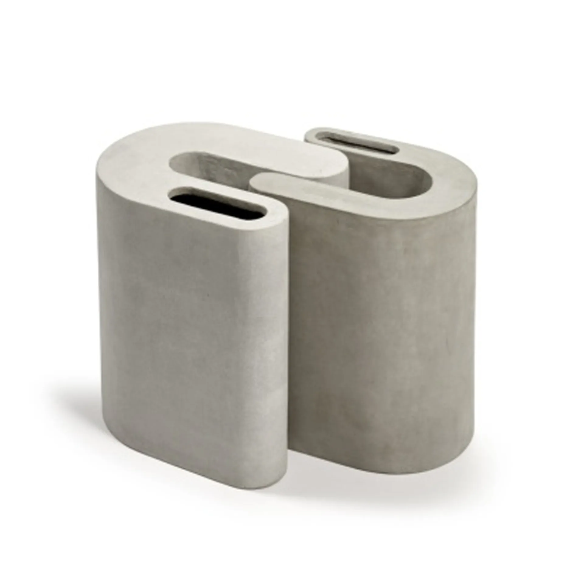 Concrete kruk/bijzettafel 37 cm, Grey Serax