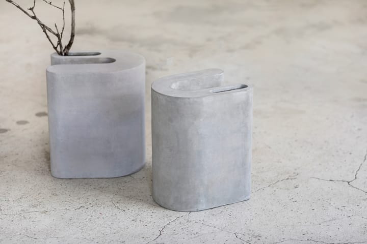 Concrete kruk/bijzettafel 37 cm - Grey - Serax