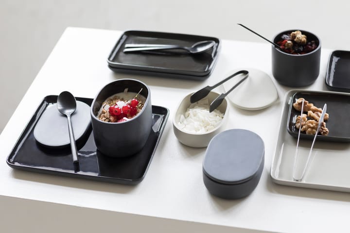 Cose ovale opbergpot met deksel S 3,3x10,2 cm, Beige Serax
