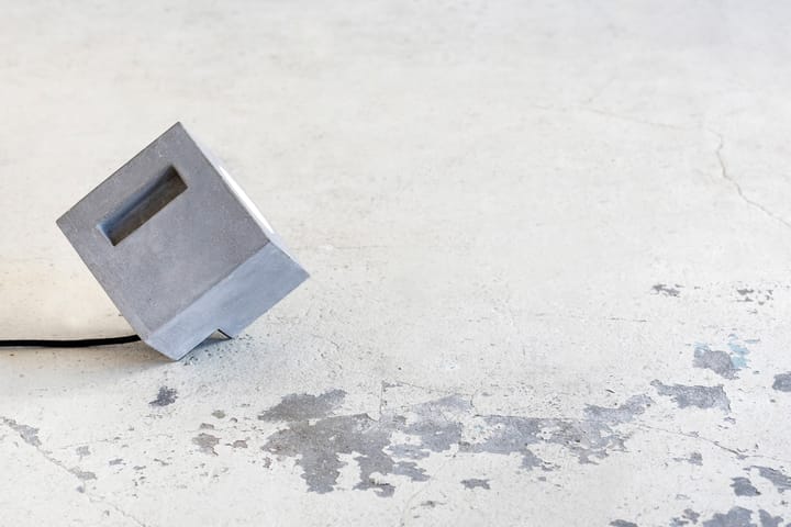 Cube vloerlamp 15x15 cm, Cement Serax