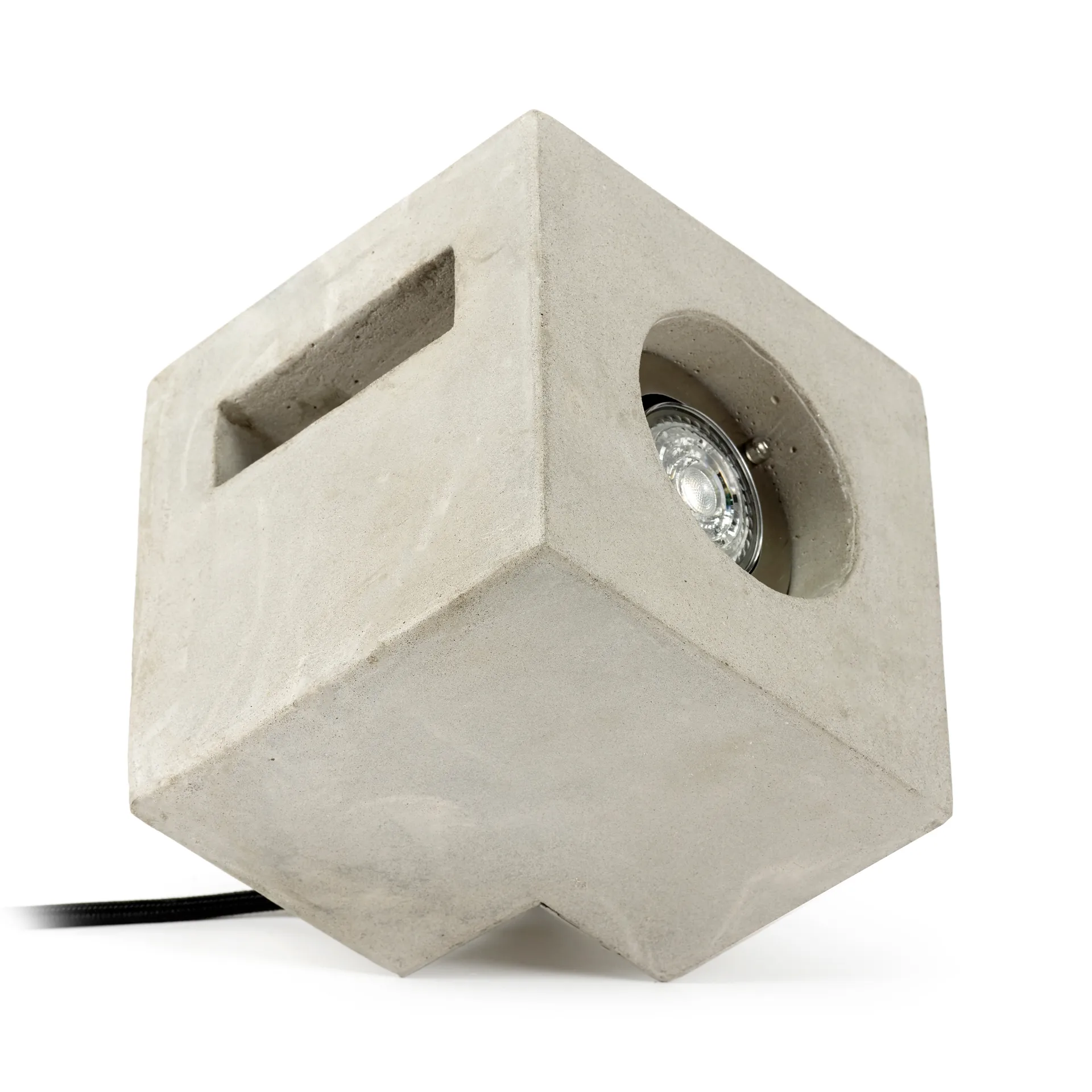 Cube vloerlamp 15x15 cm, Cement Serax