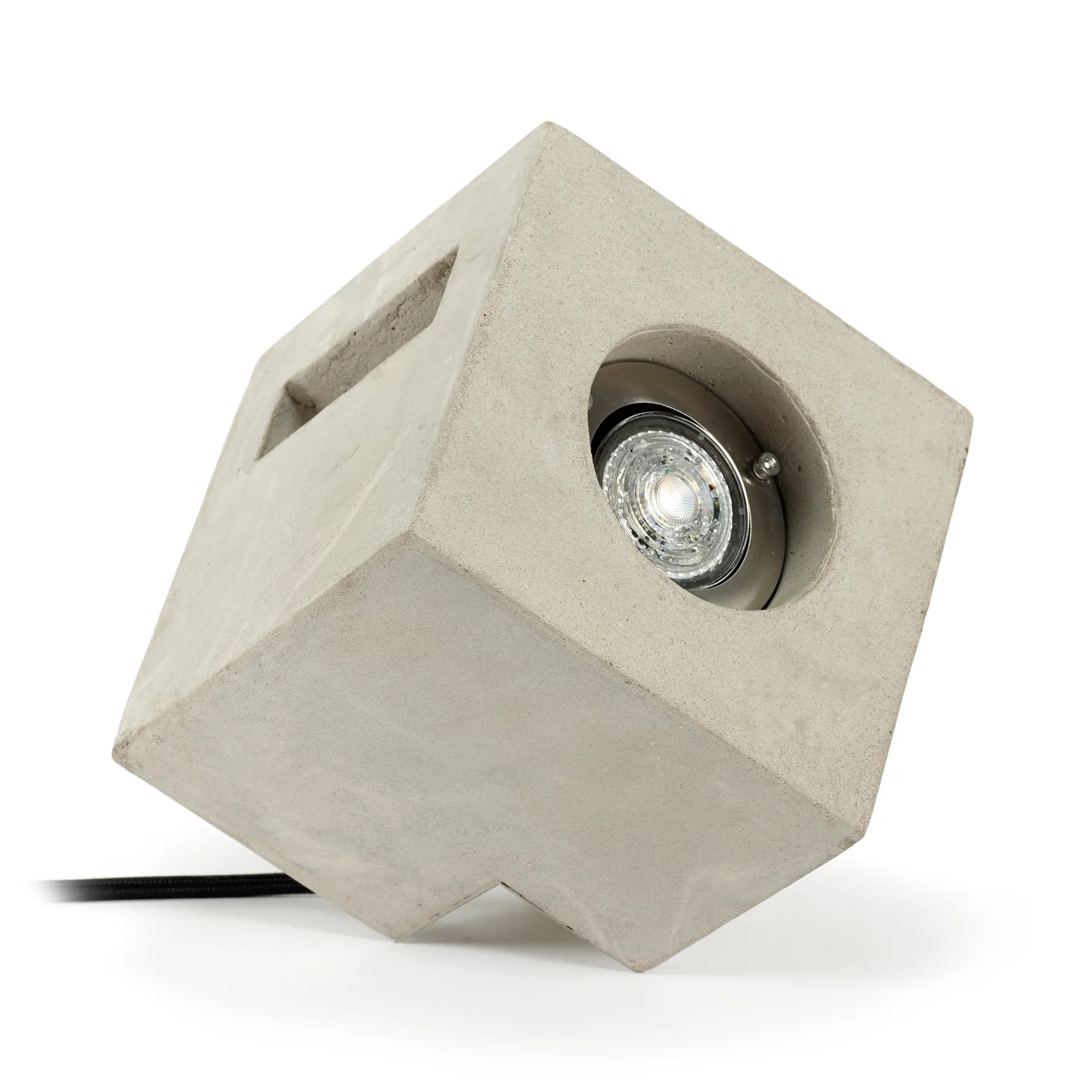 Cube vloerlamp 15x15 cm, Cement Serax