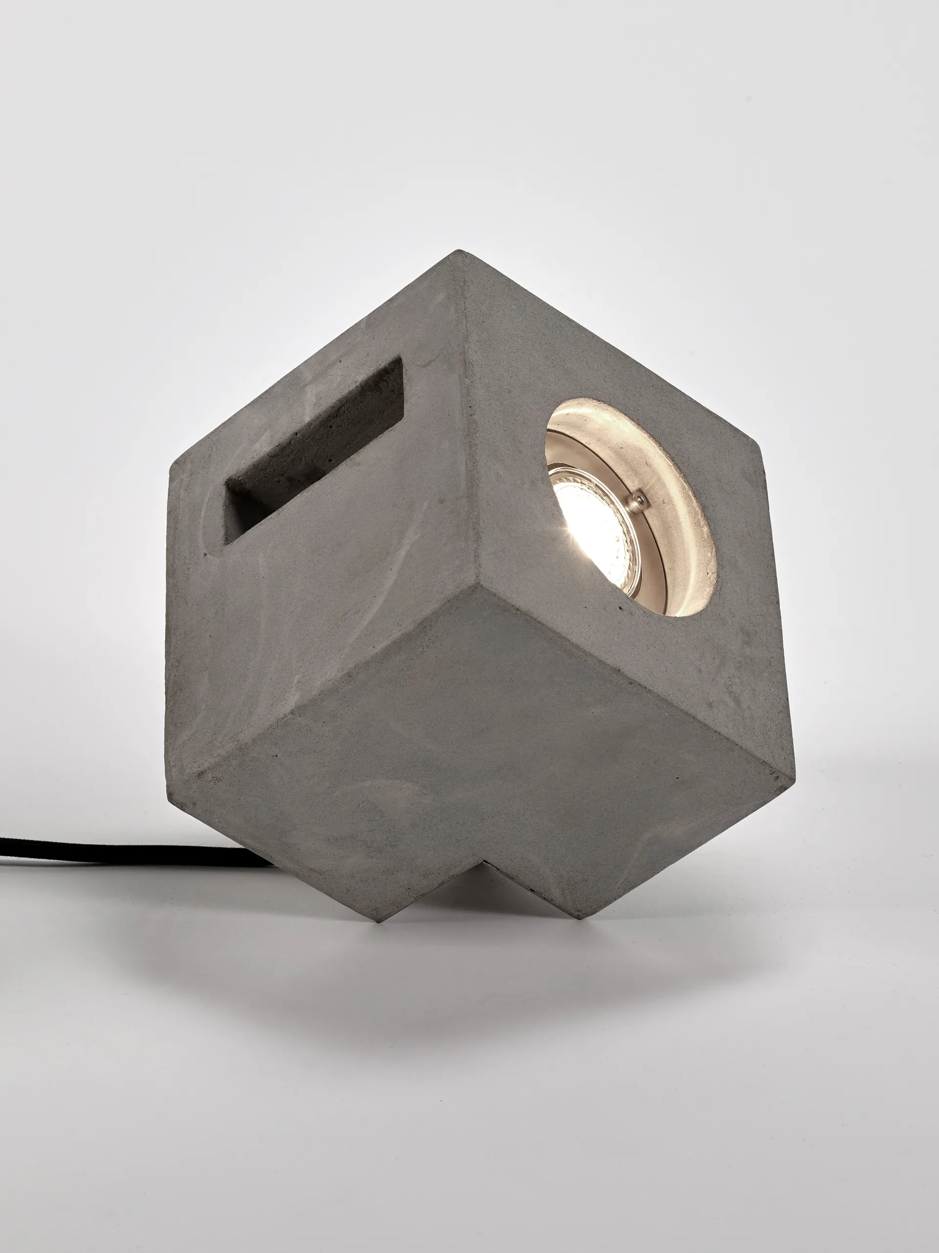 Cube vloerlamp 15x15 cm, Cement Serax