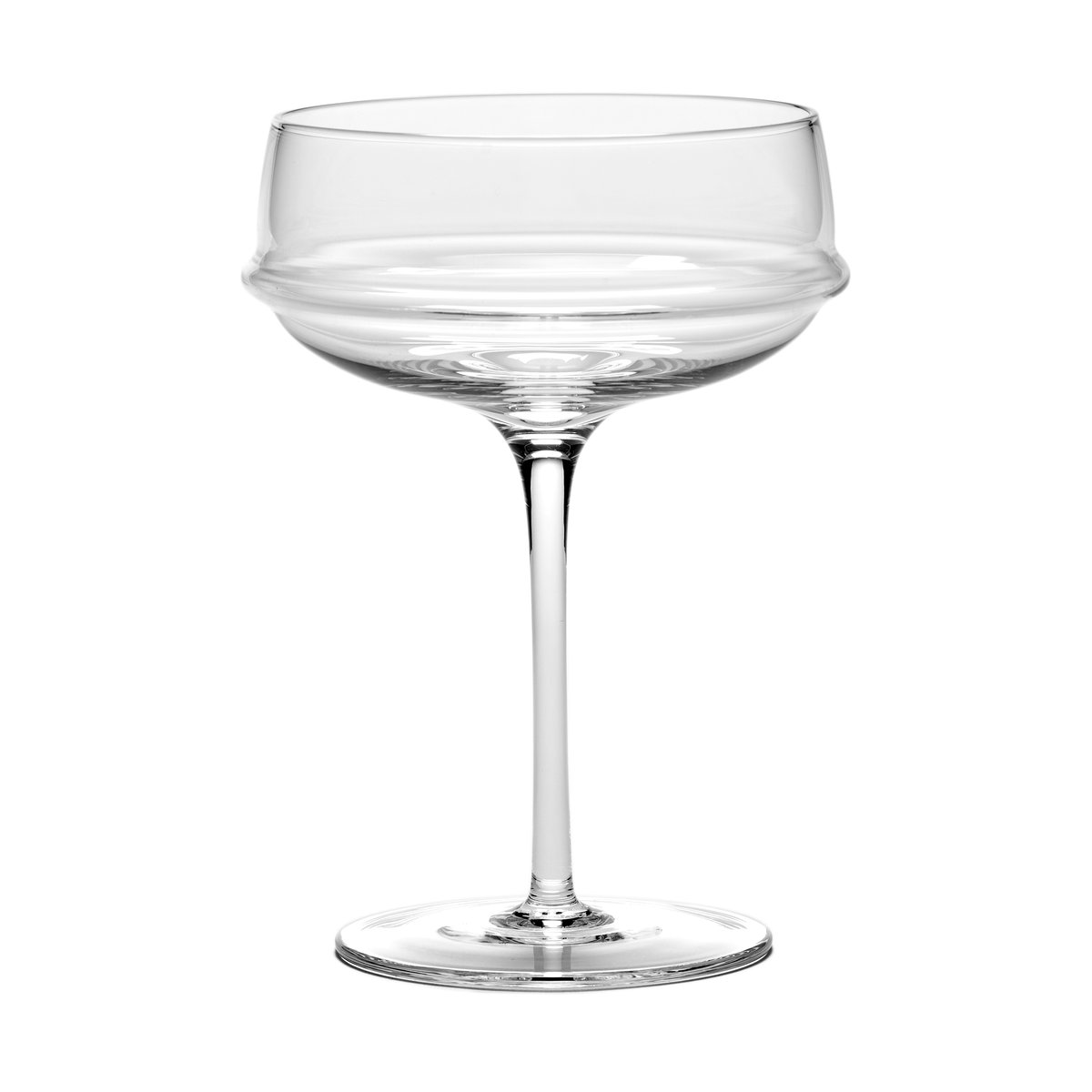 Serax Dune champagnecoupe 28 cl 4-pack Clear | Scandinavisch Interieur | Champagneglazen | Transparant