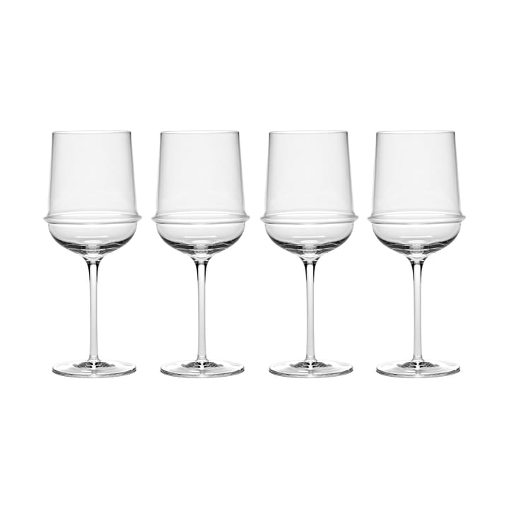 Dune wittewijnglas 30 cl 4-pack - Clear - Serax