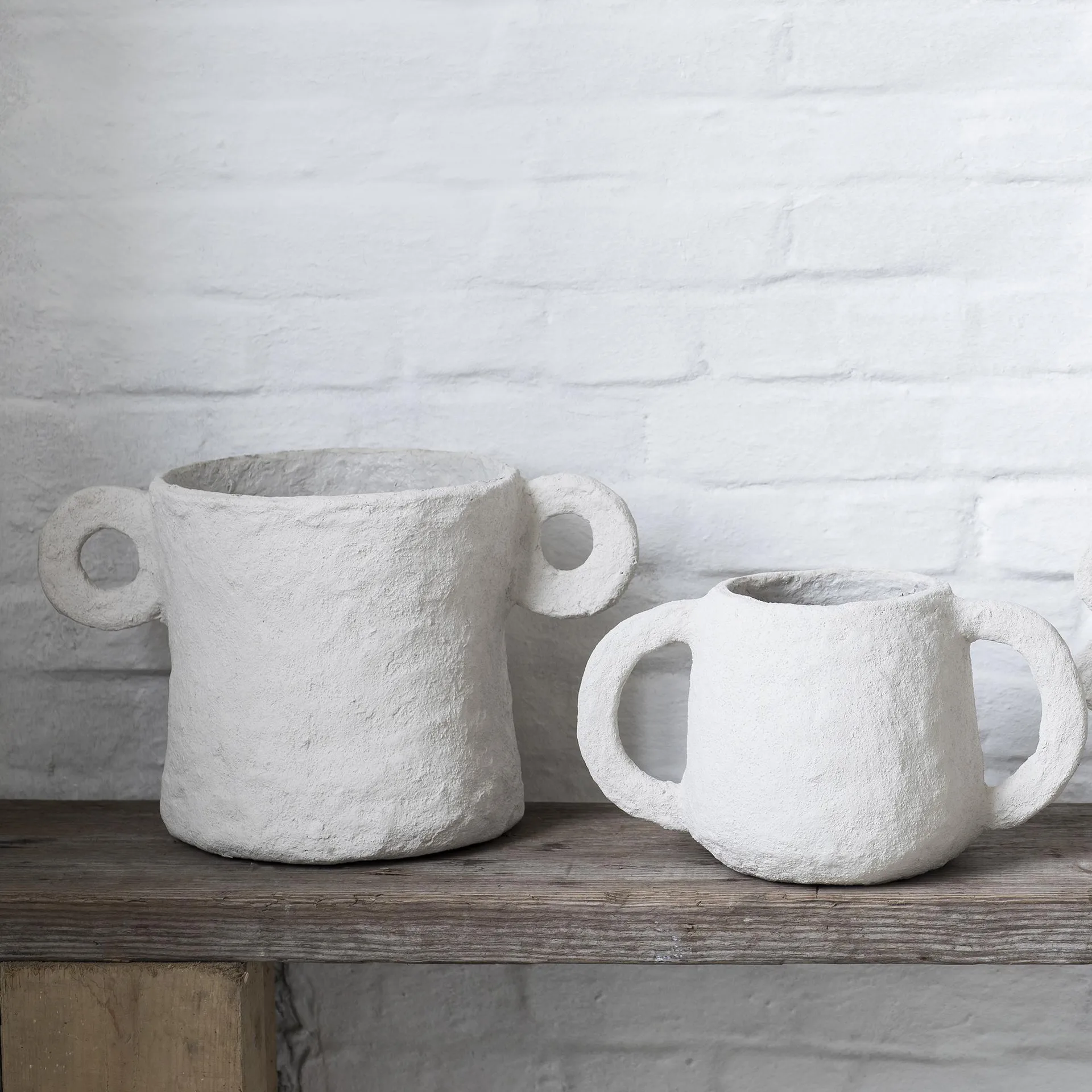 Earth bloempot Ø 14 cm, Beige Serax