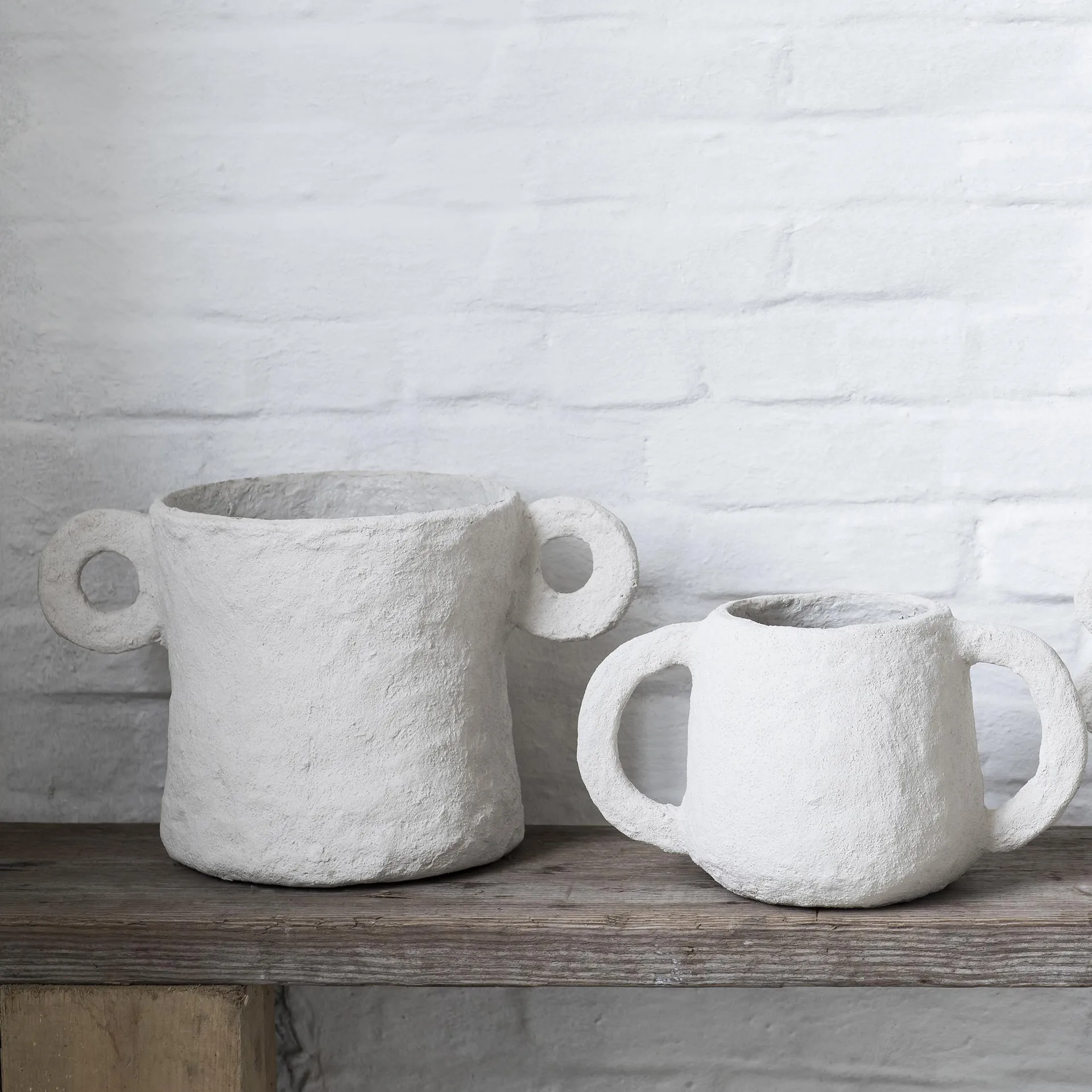 Earth bloempot Ø 22 cm, Beige Serax