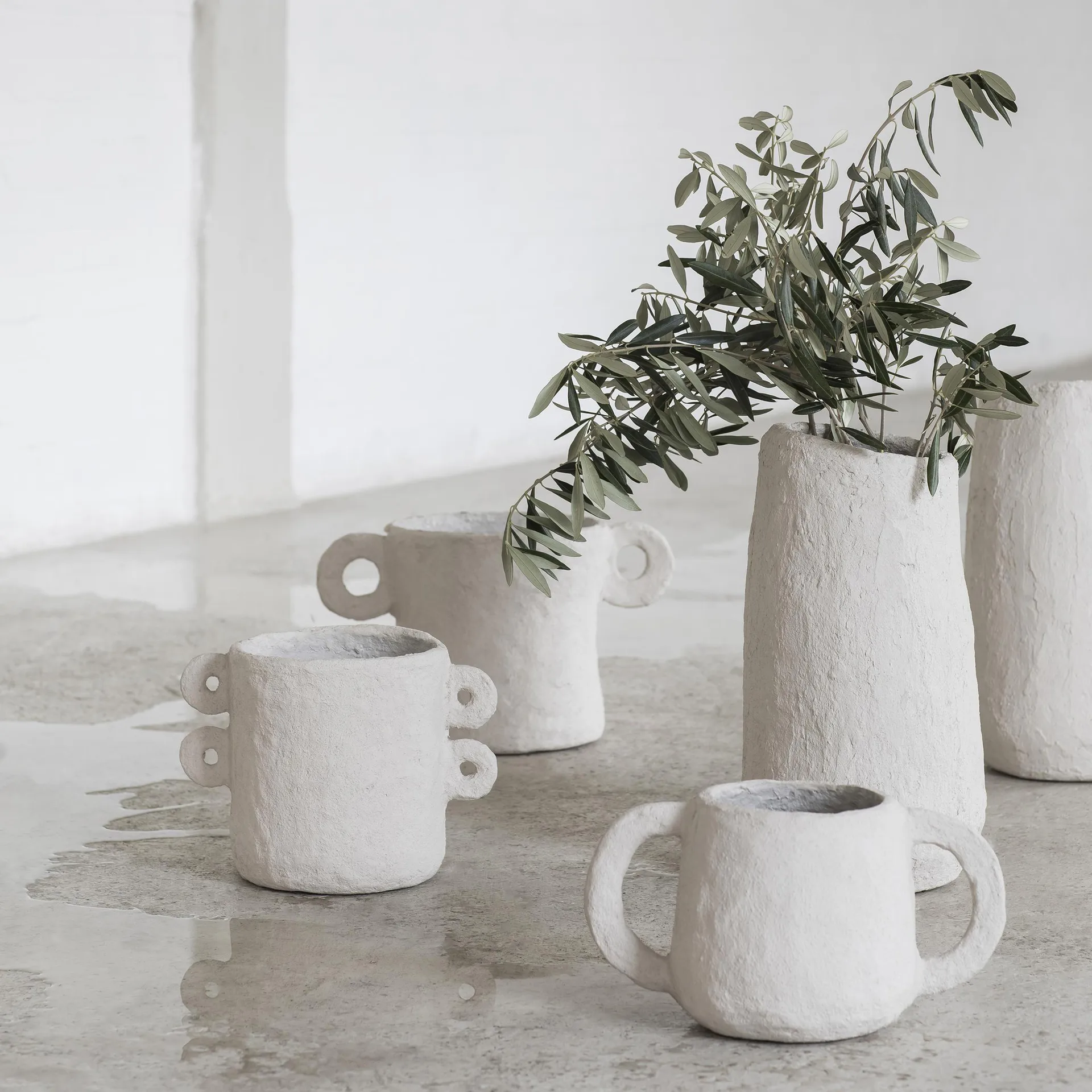 Earth bloempot Ø 22 cm, Beige Serax