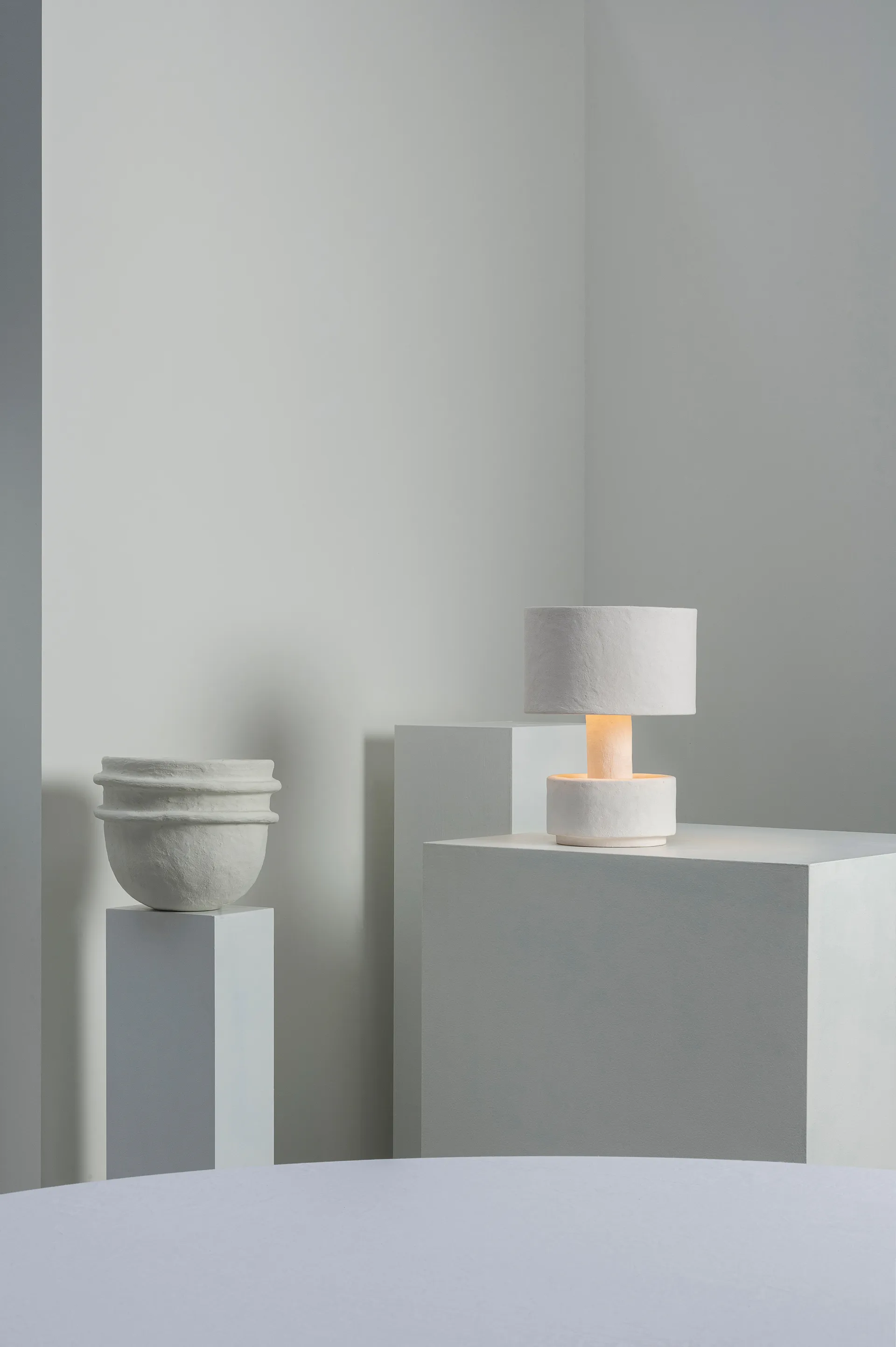 Earth tafellamp 44 cm, White Serax