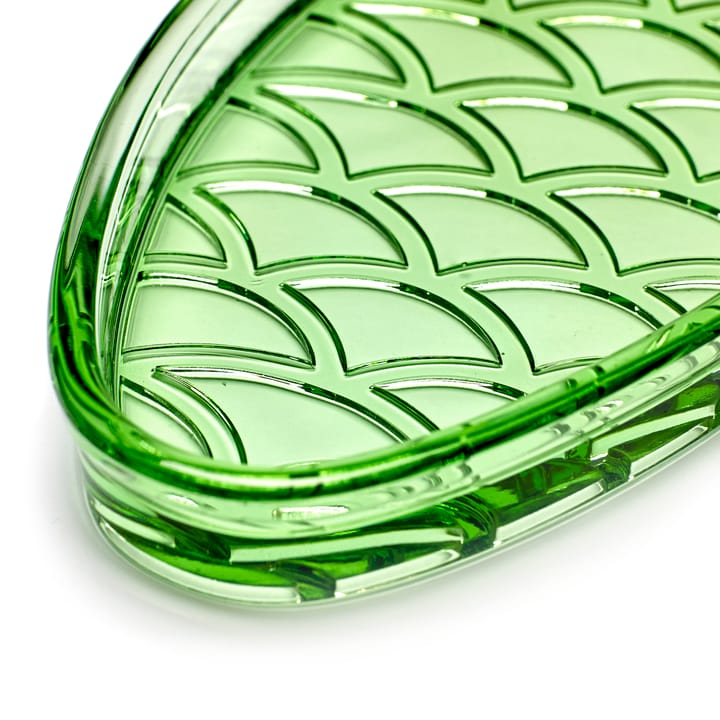 Fish & Fish bord 10x23 cm, Green Serax