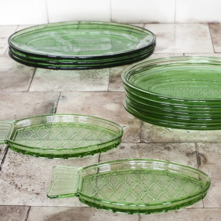 Fish & Fish bord 10x23 cm, Green Serax