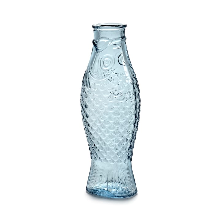 Fish & Fish glazen fles 85 cl - Light blue - Serax