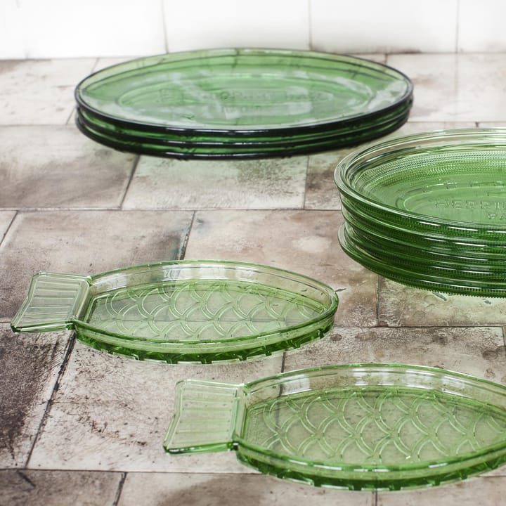 Fish & Fish ovale schaal 17x31 cm, Green Serax