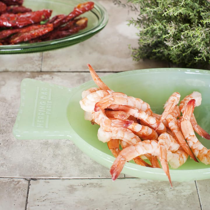 Fish & Fish serveerschaal 14x26 cm, Jadeite green Serax