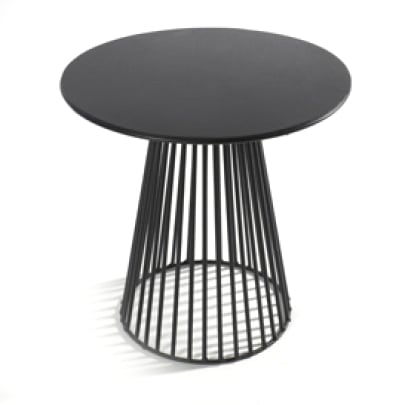 Serax Garbo tafel 40 cm Zwart | Scandinavisch Interieur | Bijzettafels | Zwart