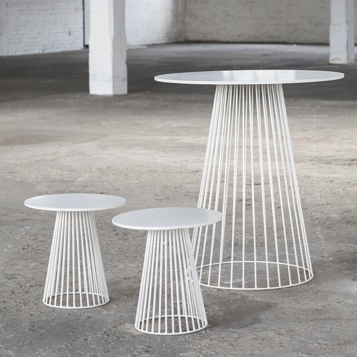 Garbo tafel 50 cm, Wit Serax