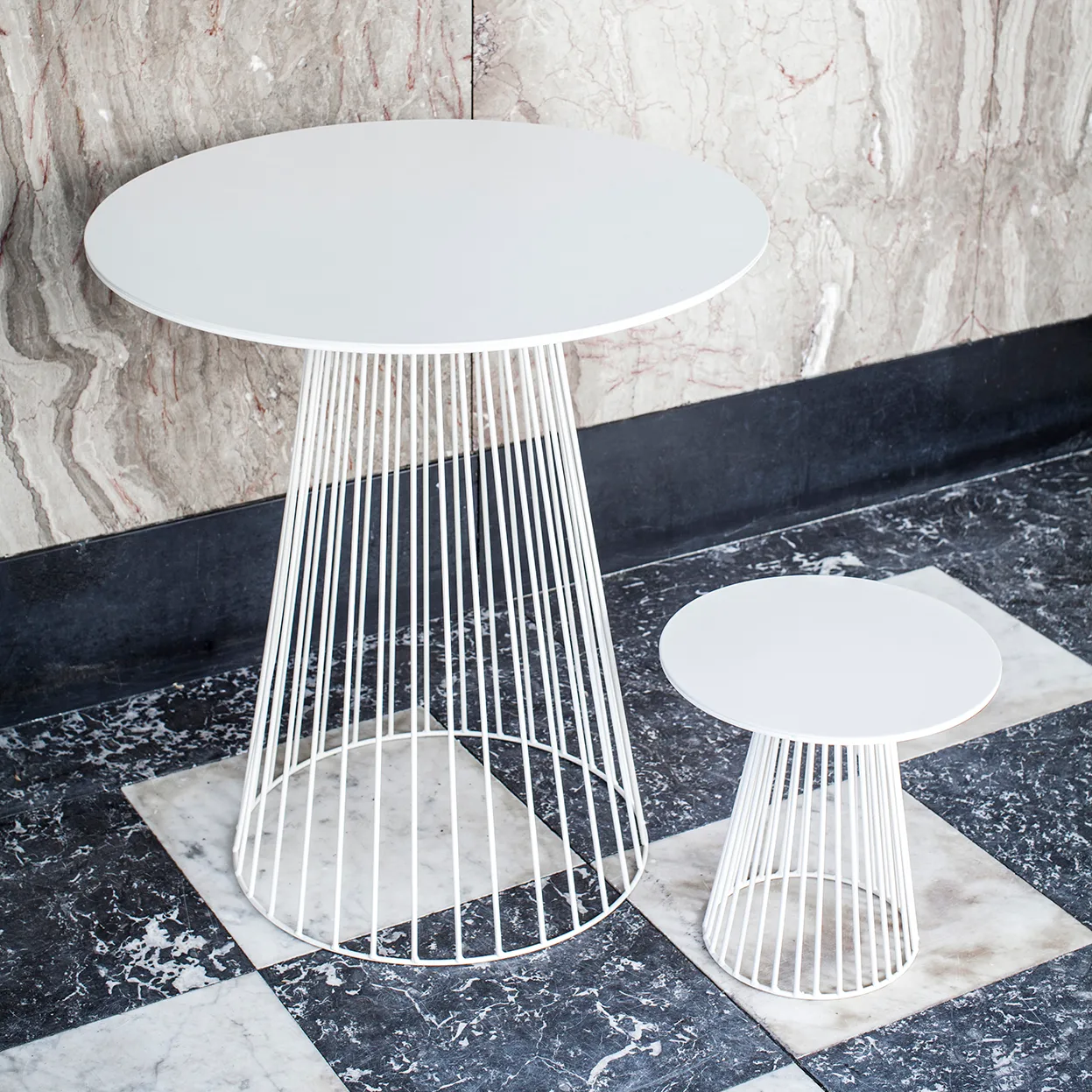 Garbo tafel 50 cm, Wit Serax