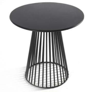 Garbo tafel 50 cm - Zwart - Serax