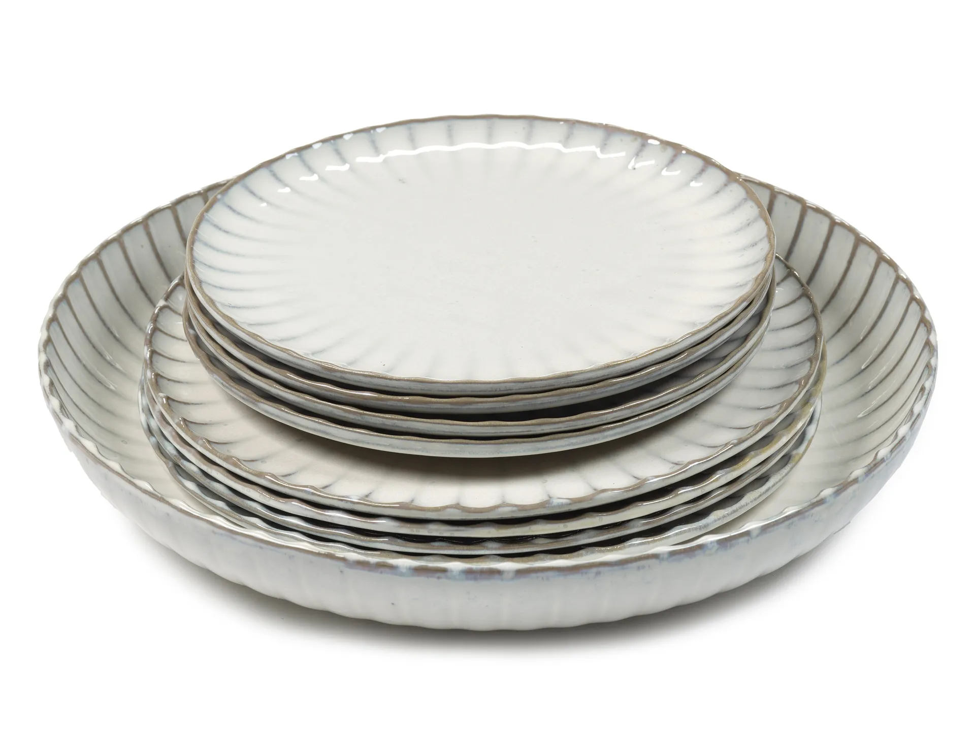 Inku dinner set 9-delig, White Serax