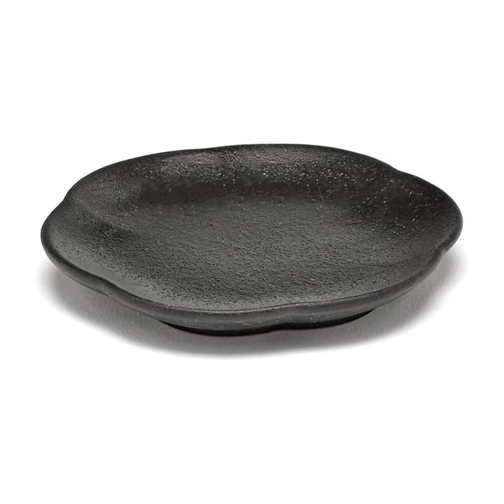 Inku geribbeld bord S Ø8,9 cm - Black - Serax