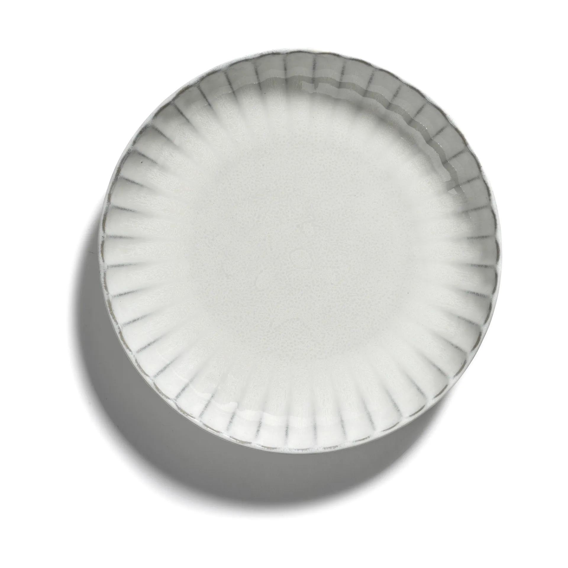 Inku high bord M Ø21 cm 2-pack, White Serax
