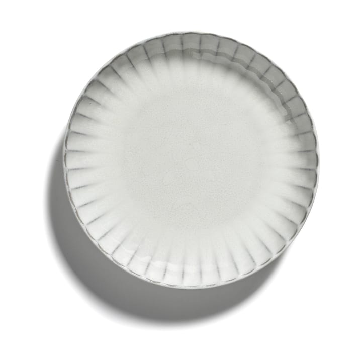 Inku high bord M Ø21 cm 2-pack, White Serax