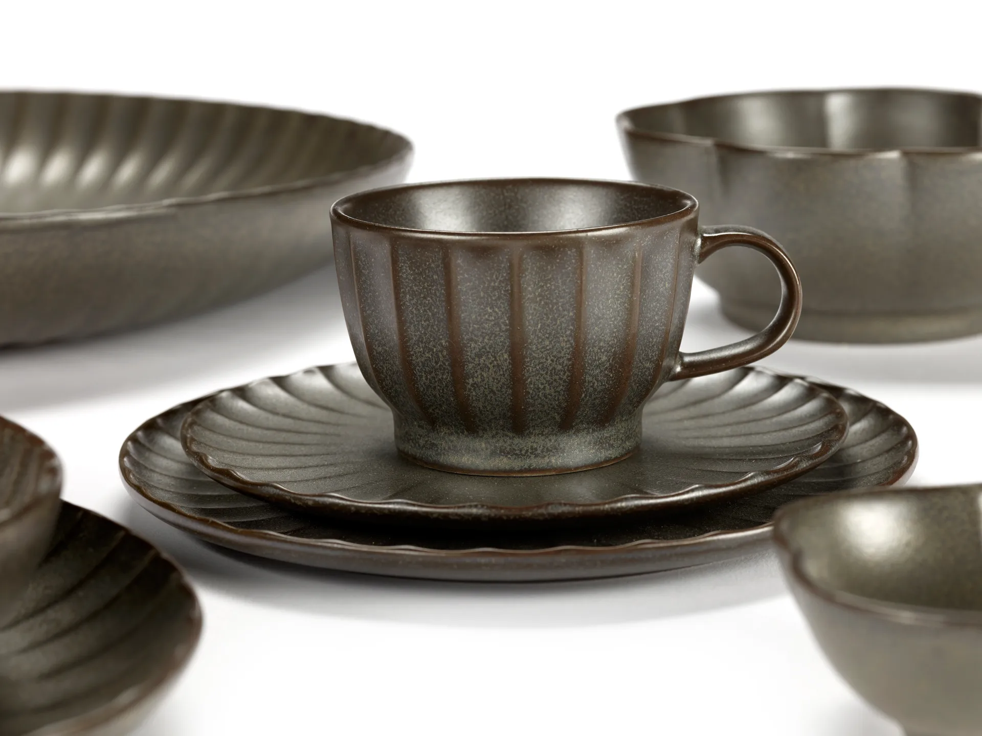 Inku koffiekop 15 cl, Green Serax