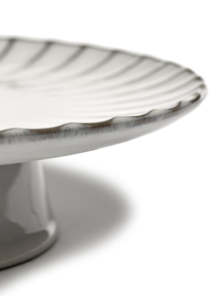 Inku taartschotel L Ø24 cm, White Serax