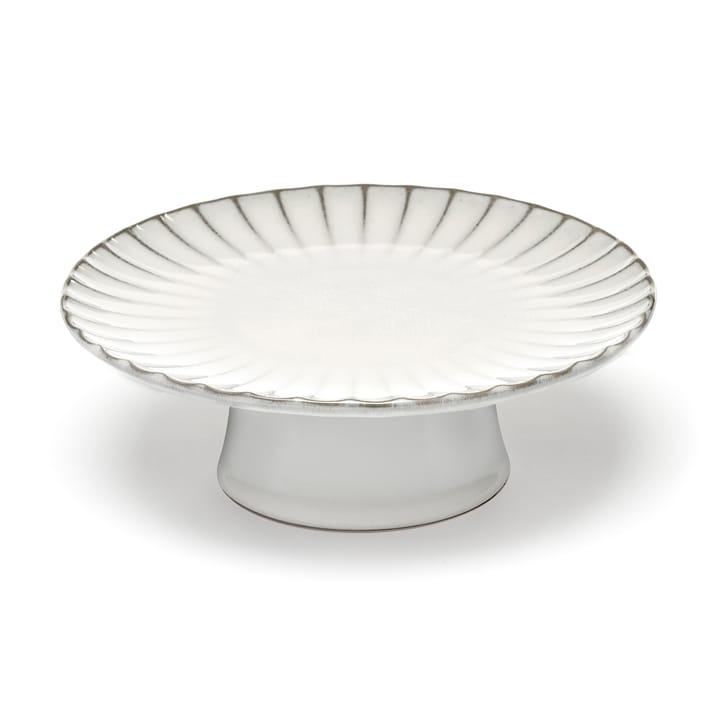 Inku taartschotel M Ø21 cm - White - Serax