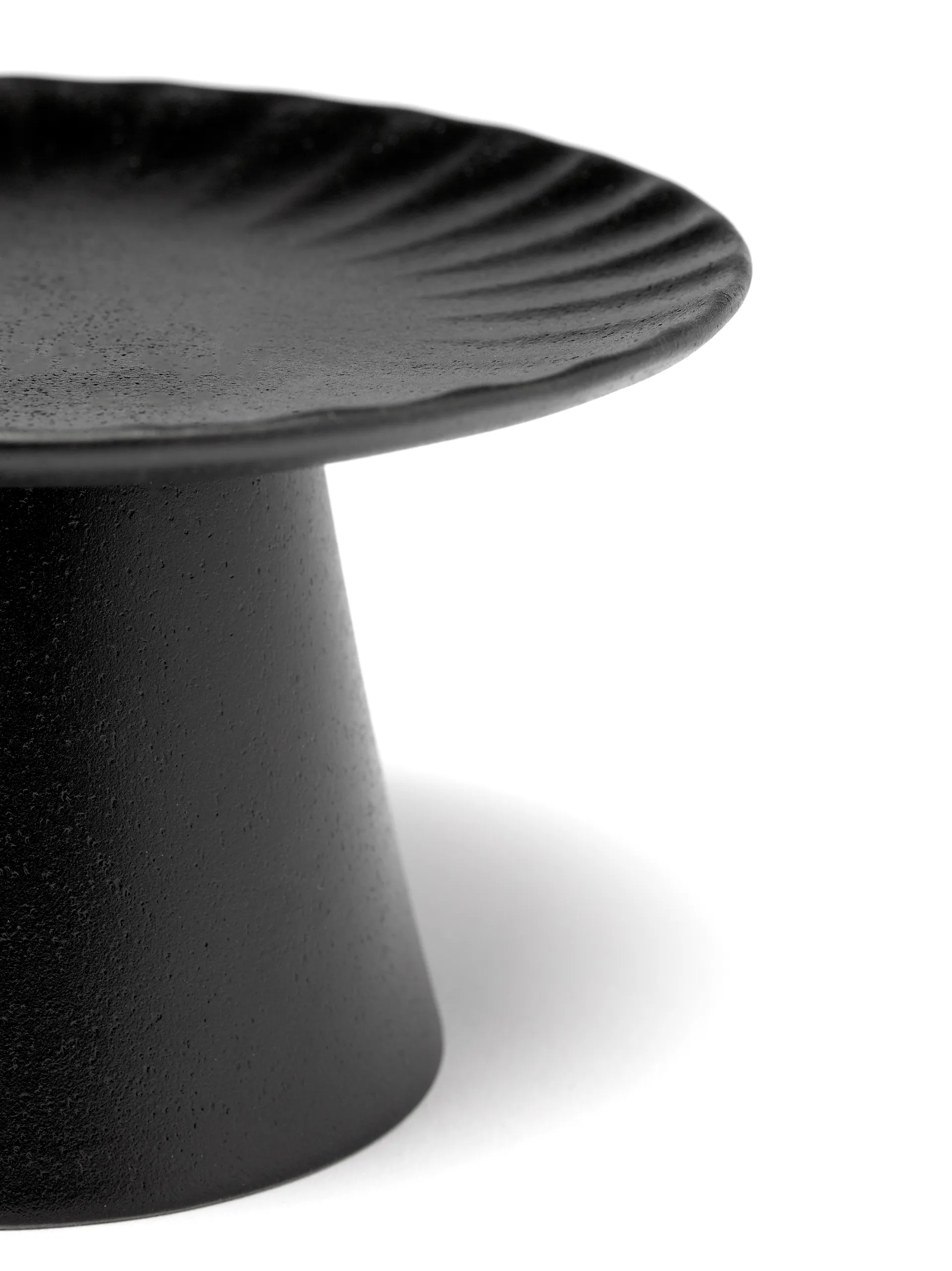 Inku taartschotel S Ø15 cm, Black Serax