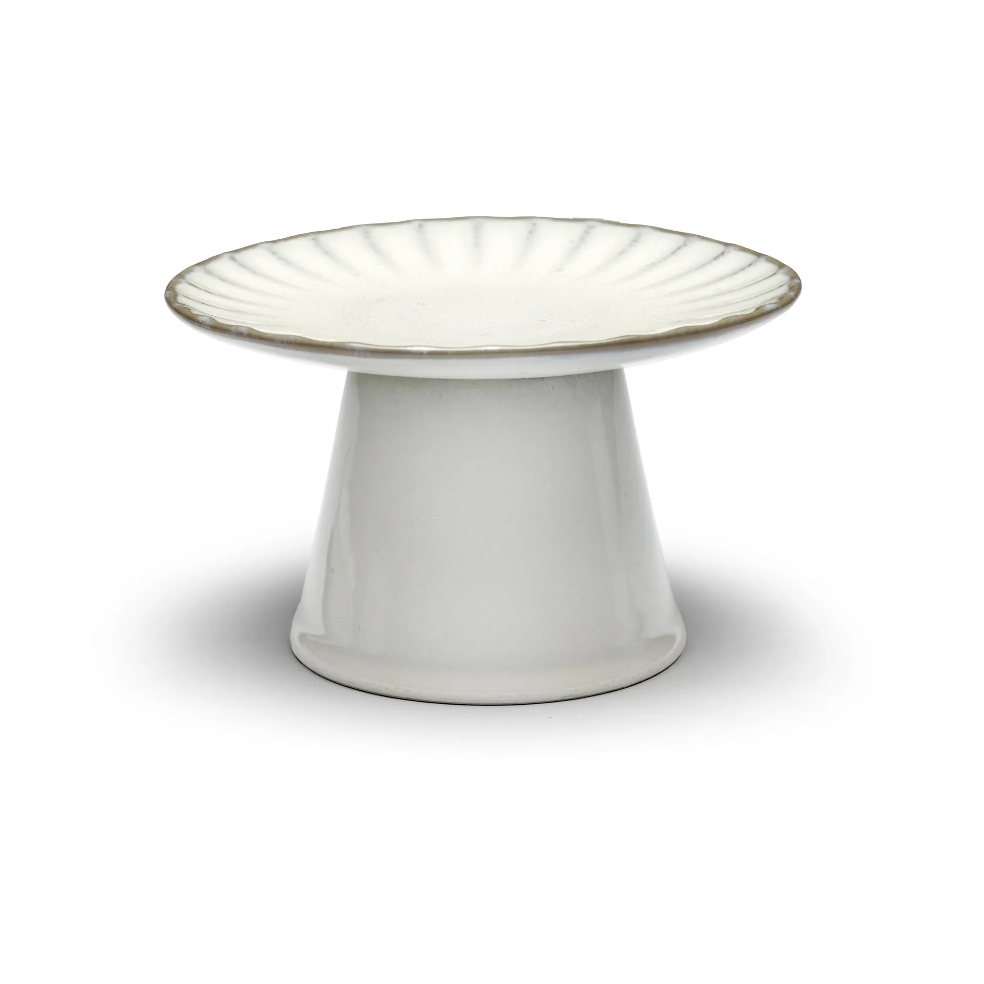 Inku taartschotel S Ø15 cm, White Serax