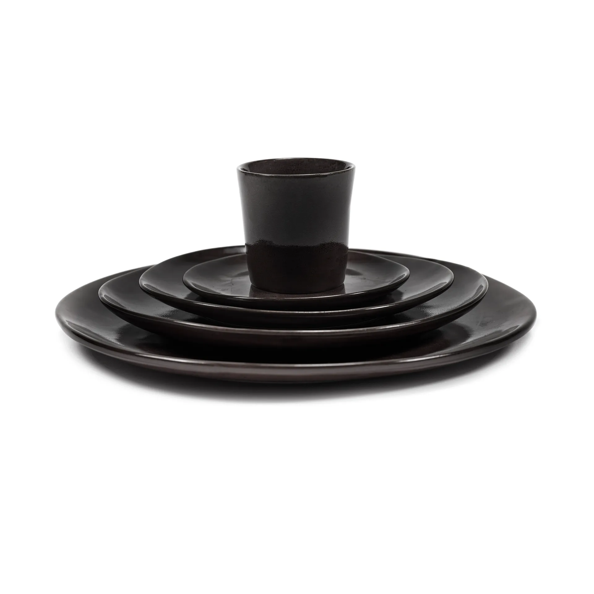 La Mère bord XL Ø27 cm 2-pack, Dark brown Serax