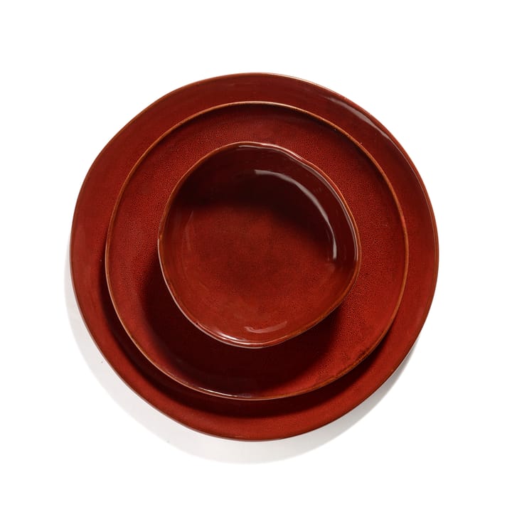 La Mère bord XL Ø27 cm 2-pack, Venetian red Serax