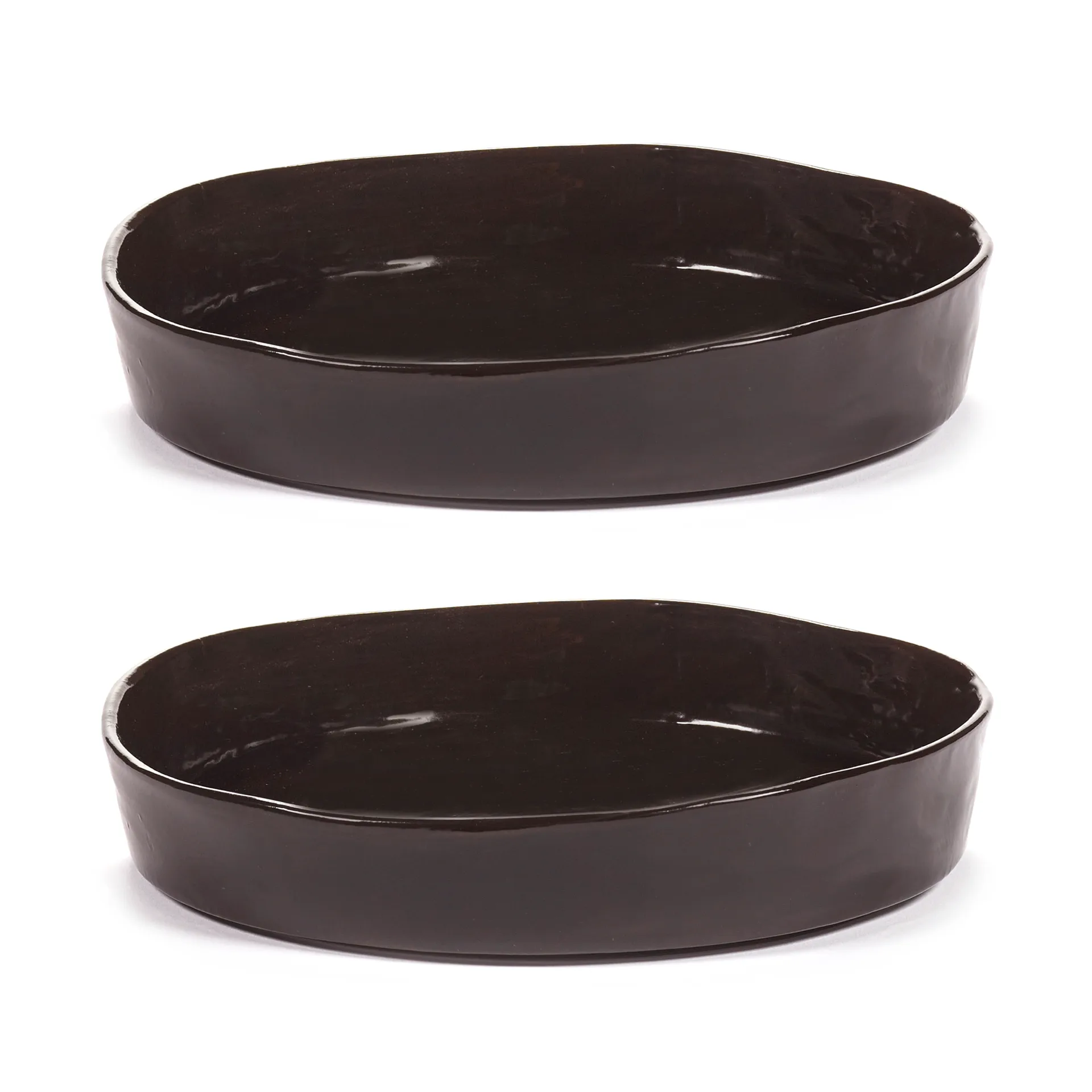 La Mère diep bord M Ø23 cm 2-pack, Dark brown Serax