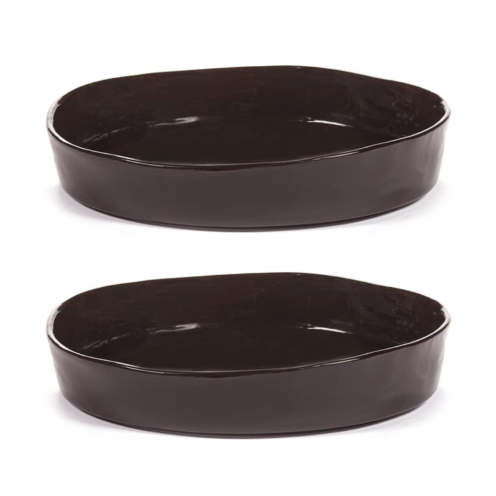 La Mère diep bord M Ø23 cm 2-pack - Dark brown - Serax