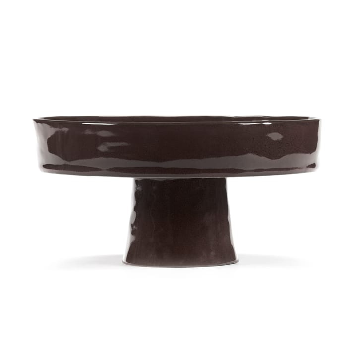 La Mère diep bord op voet L Ø25 cm, Ebony Serax