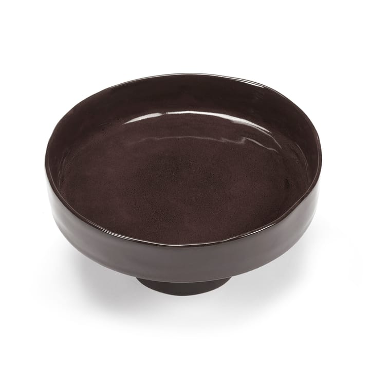 La Mère diep bord op voet L Ø25 cm, Ebony Serax