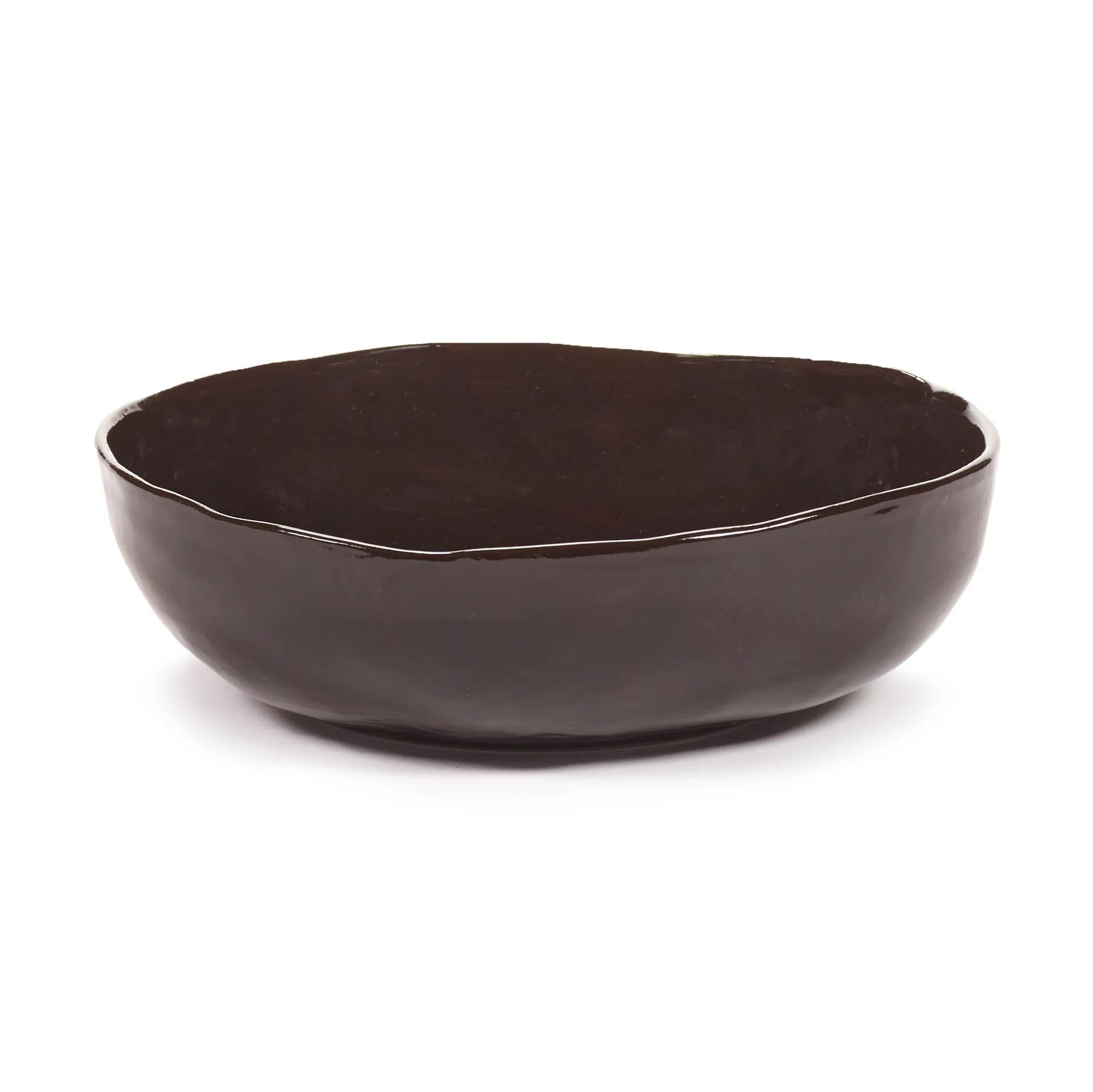 La Mère schaal L Ø22 cm, Dark brown Serax