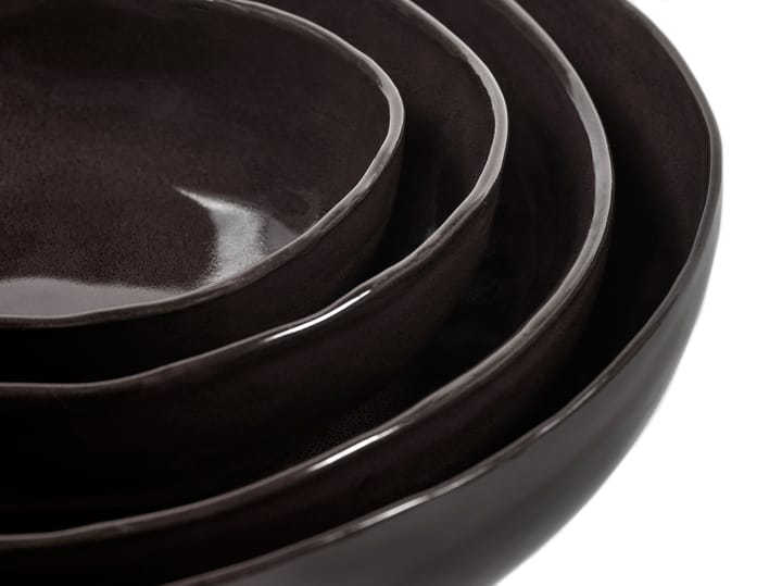 La Mère schaal L Ø22 cm, Dark brown Serax
