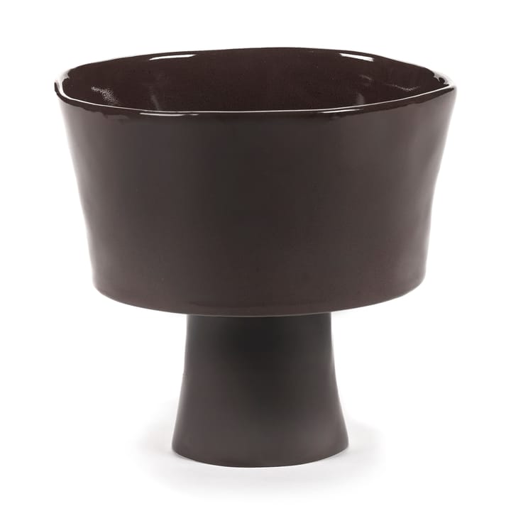La Mère schaal op voet Ø18 cm - Ebony - Serax